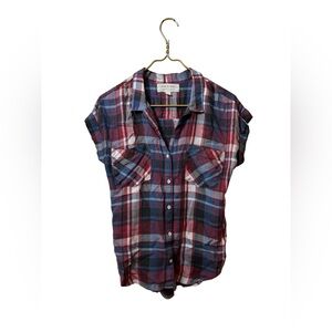 Cloth & stone | button up blouse shirt small